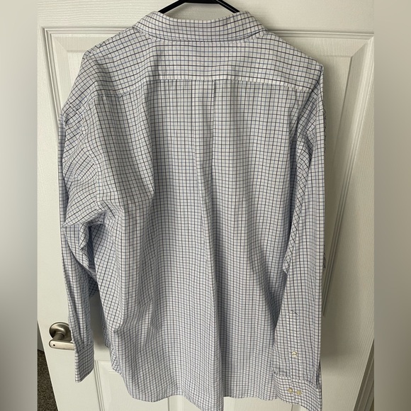 Blue checkerboard Chaps button up - Picture 2 of 2